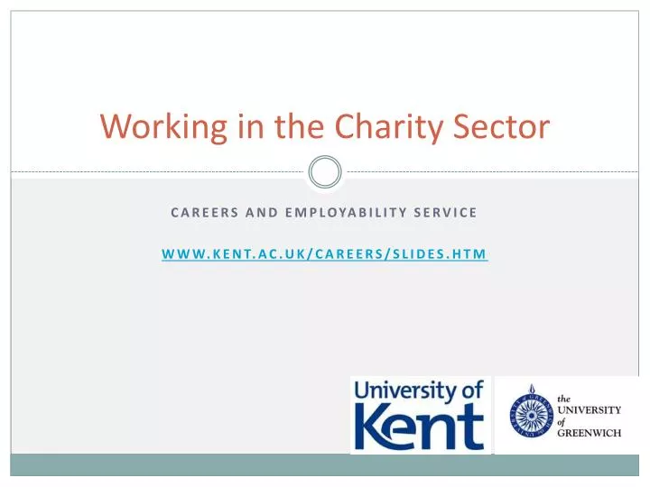 working in the charity sector