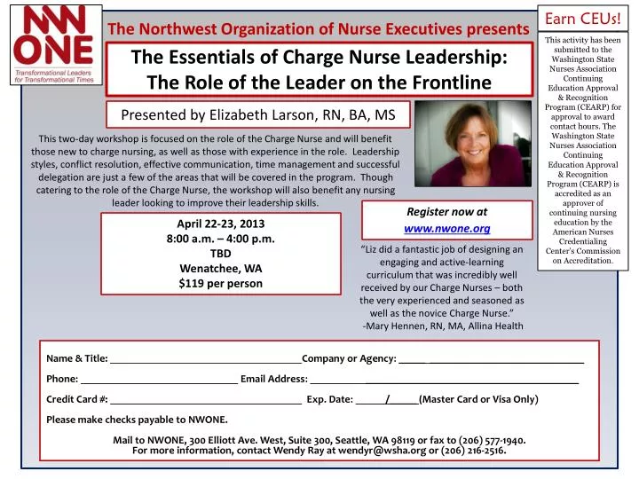 the essentials of charge nurse leadership the role of the leader on the frontline