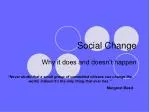 Social Change - slide 1