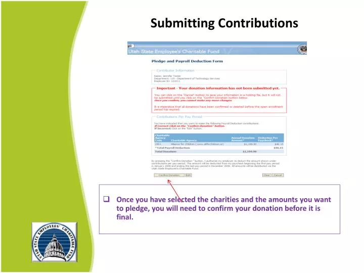 submitting contributions