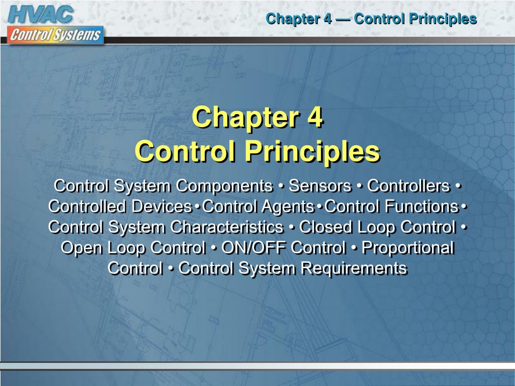 PPT - Chapter 4 Control Principles PowerPoint Presentation, free ...