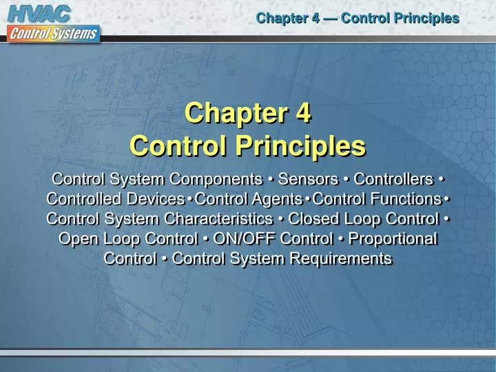 chapter 4 control principles
