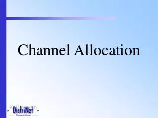 Channel Allocation