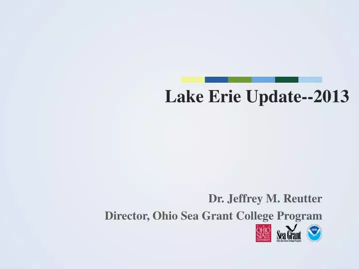 l ake erie update 2013