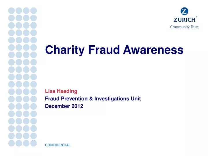 charity fraud awareness