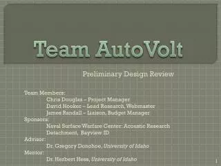 Team AutoVolt