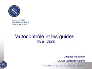 l autocontr le et les guides