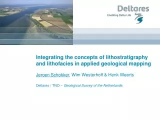 Integrating the concepts of lithostratigraphy and lithofacies in applied geological mapping