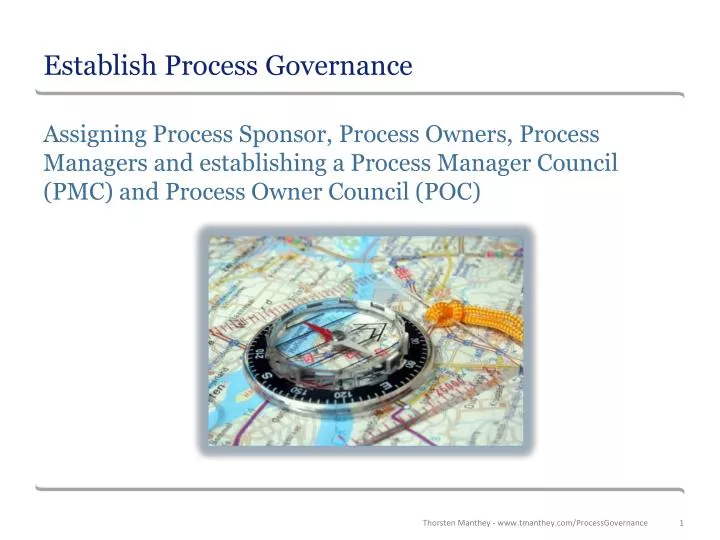 establish process governance