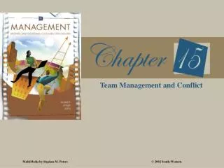Team Management and Conflict