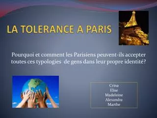 la tol e rance a paris
