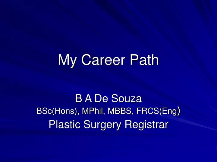 my career path
