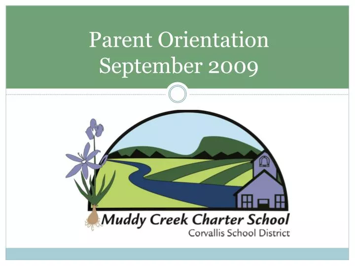 parent orientation september 2009
