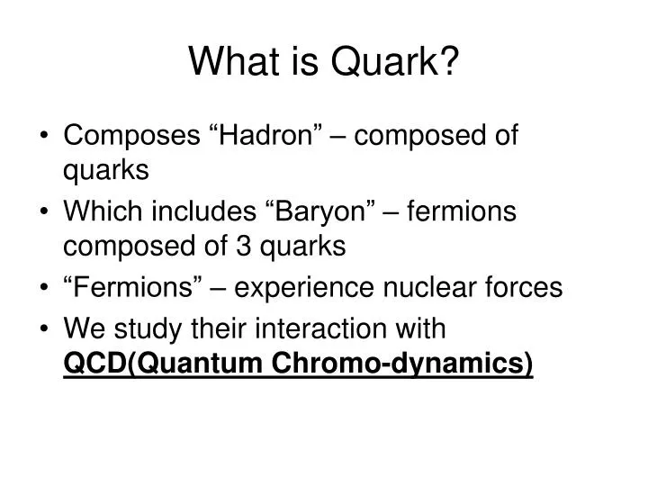 what is quark