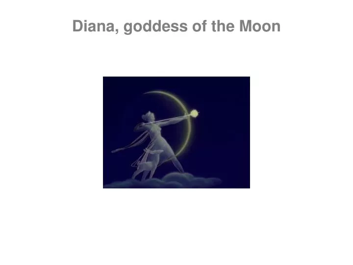 diana goddess of the moon