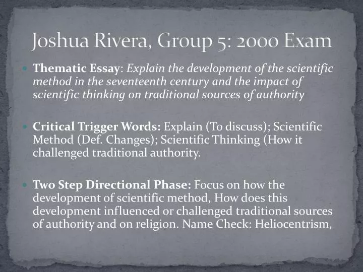 joshua rivera group 5 2000 exam