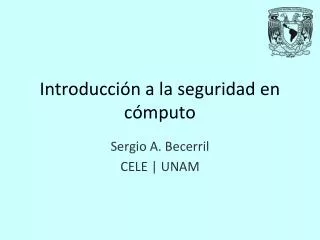 introducci n a la seguridad en c mputo