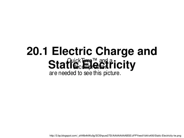 20 1 electric charge and static electricity
