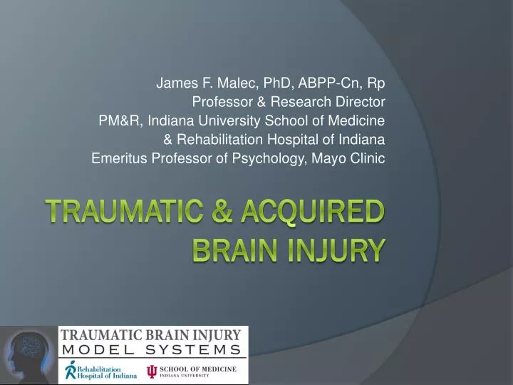 traumatic acquired brain injury
