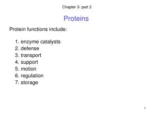 Proteins