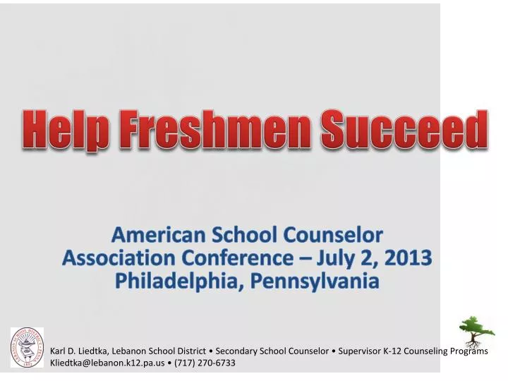 help freshmen succeed