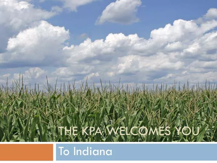 the kpa welcomes you