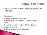 PPT - Native Americans of the Southeast: Cherokee Creek Chickasaw ...