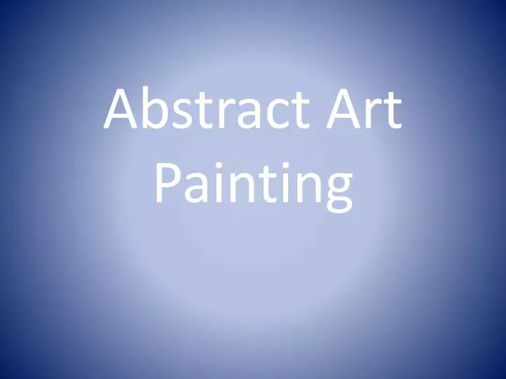 abstract art painting