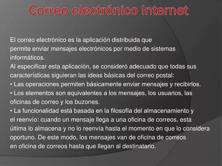 correo electr nico internet