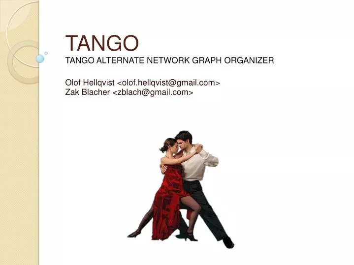 tango tango alternate network graph organizer