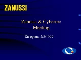Zanussi &amp; Cybertec Meeting