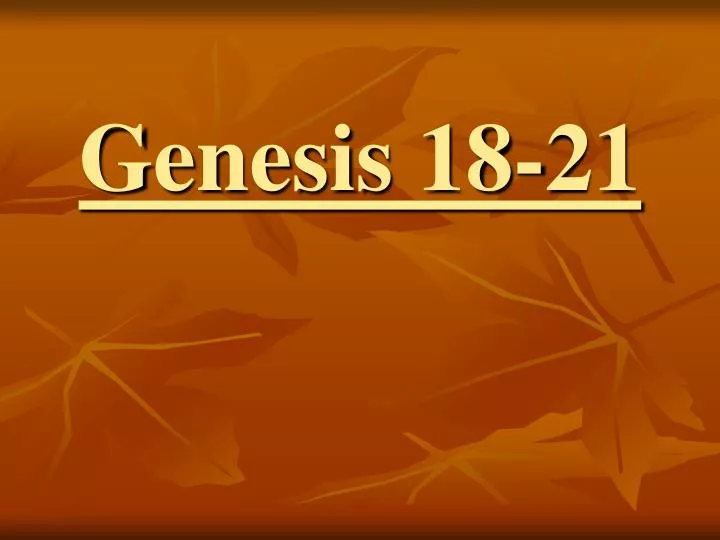 genesis 18 21