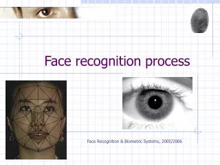 Face recognition process