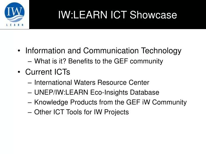 iw learn ict showcase