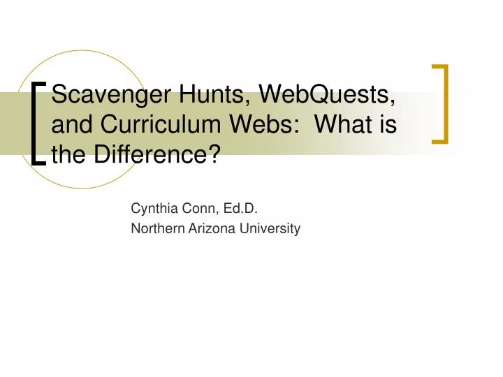 scavenger hunts webquests and curriculum webs what is the difference