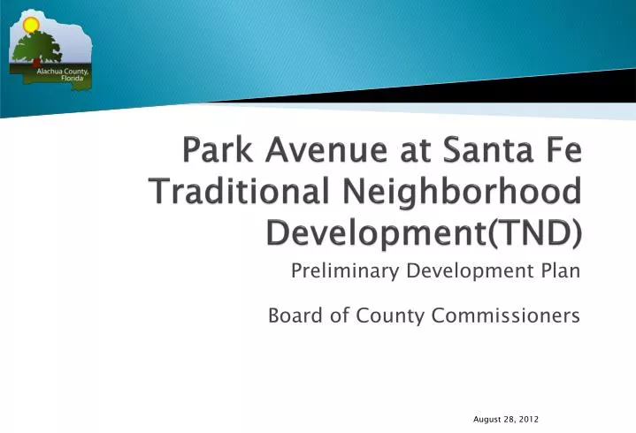 park avenue at santa fe traditional neighborhood development tnd