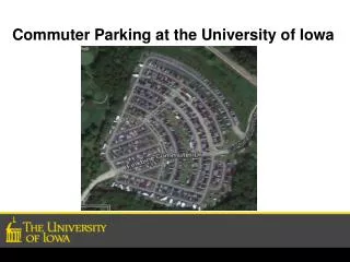 Commuter Parking at the University of Iowa