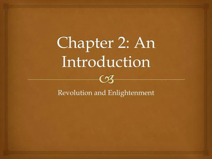 chapter 2 an introduction