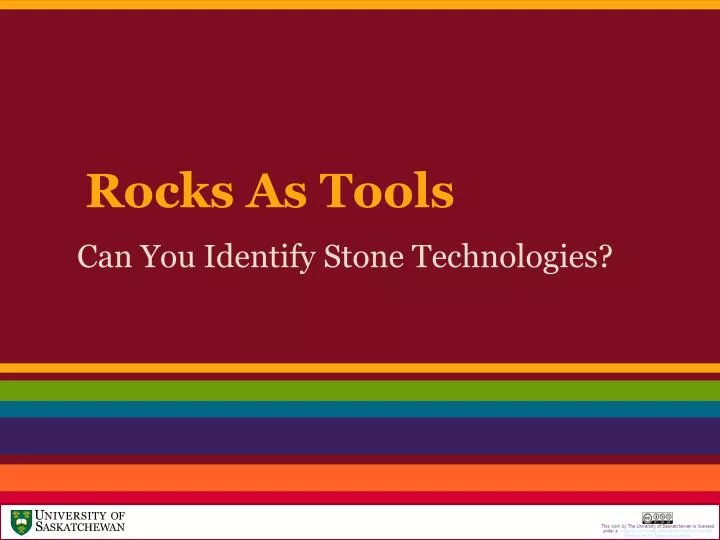 rocks as tools