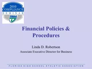 Financial Policies &amp; Procedures