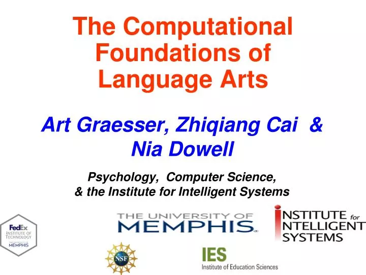 the computational foundations of language arts