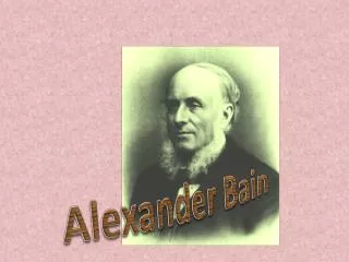 Alexander Bain
