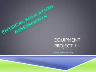 Equipment Project 11