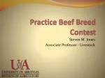 Practice Beef Breed Contest - slide 1