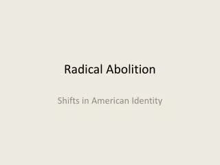 Radical Abolition