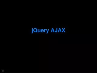 jQuery AJAX