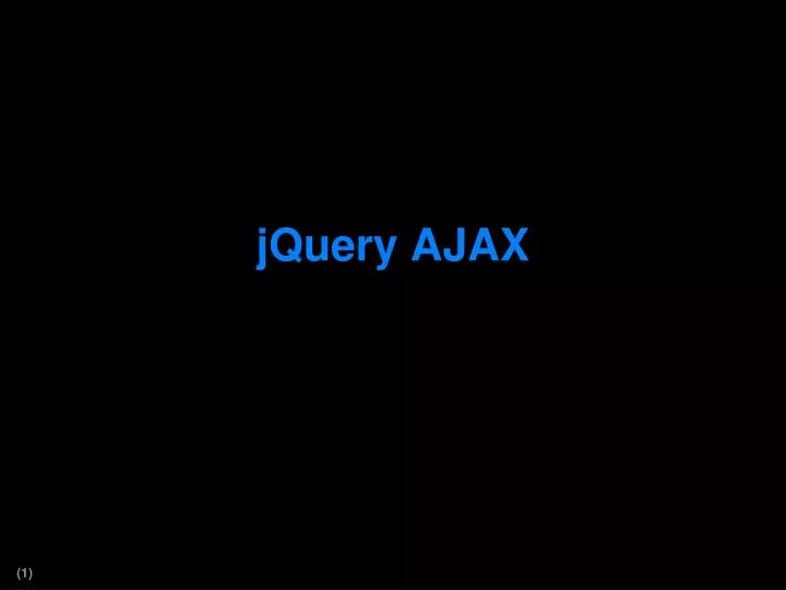 jquery ajax