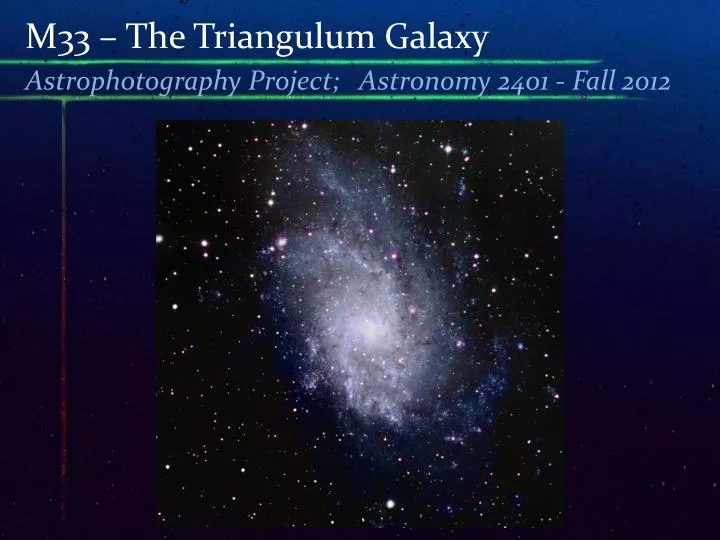m33 the triangulum galaxy
