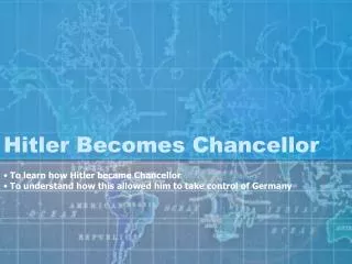 Hitler Becomes Chancellor