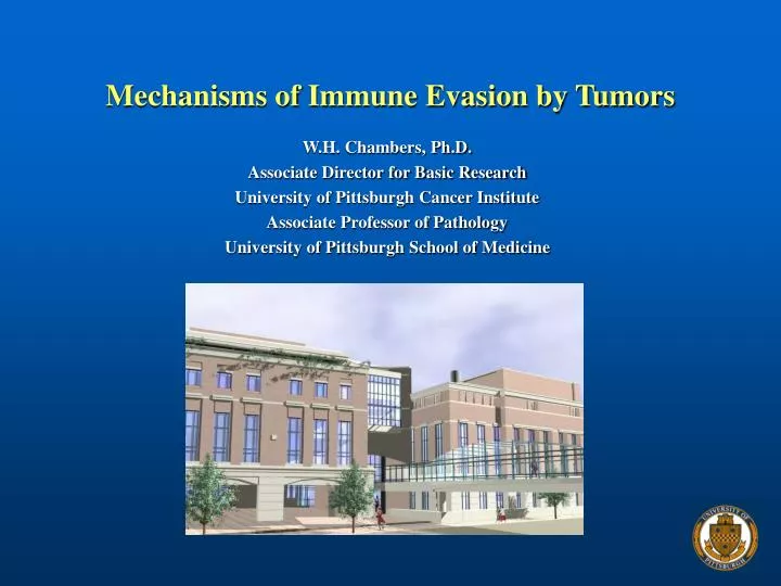 mechanisms of immune evasion by tumors